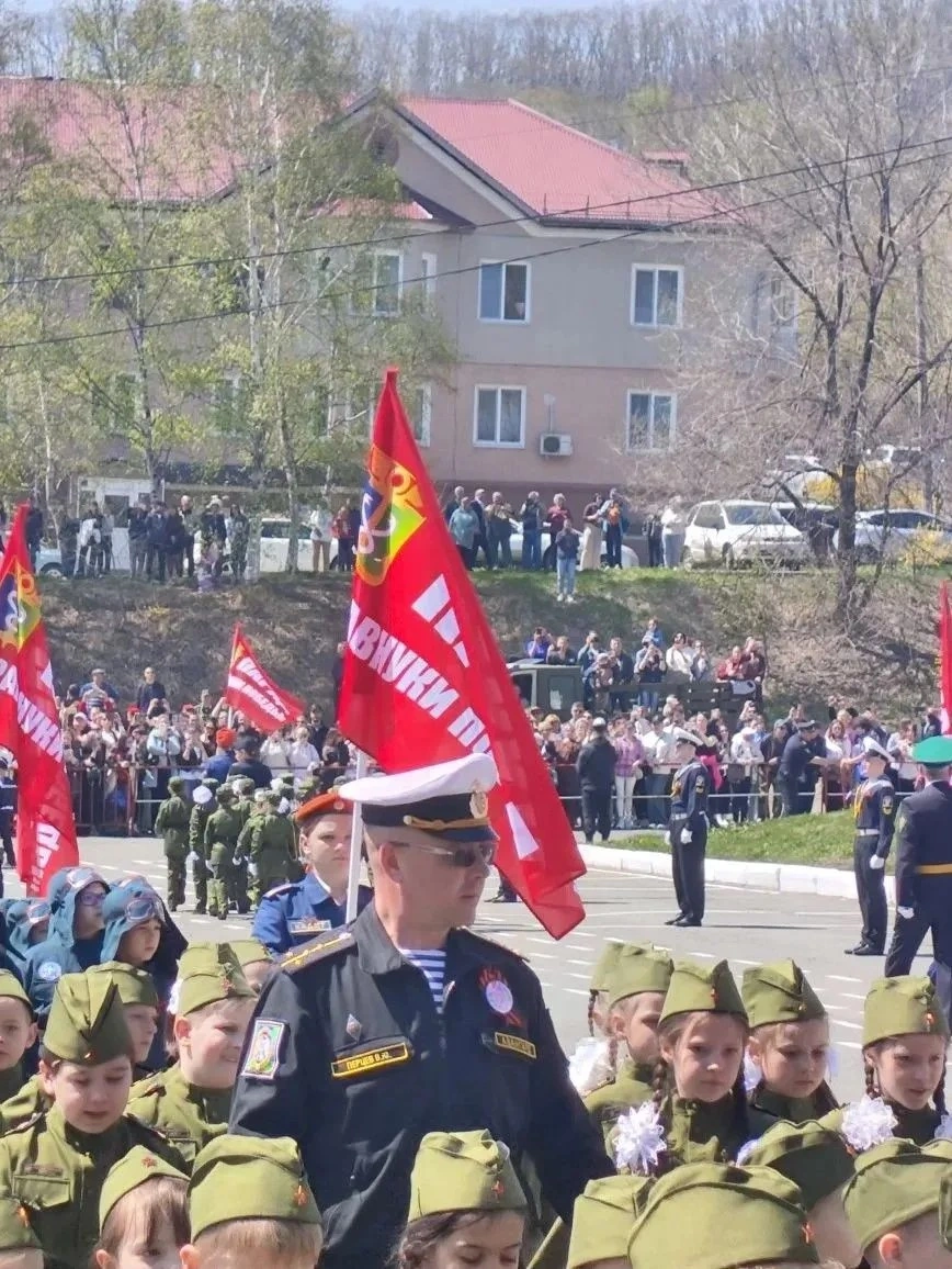 Находкинский филиал АНО «Авангард» на параде «Правнуки Победы»