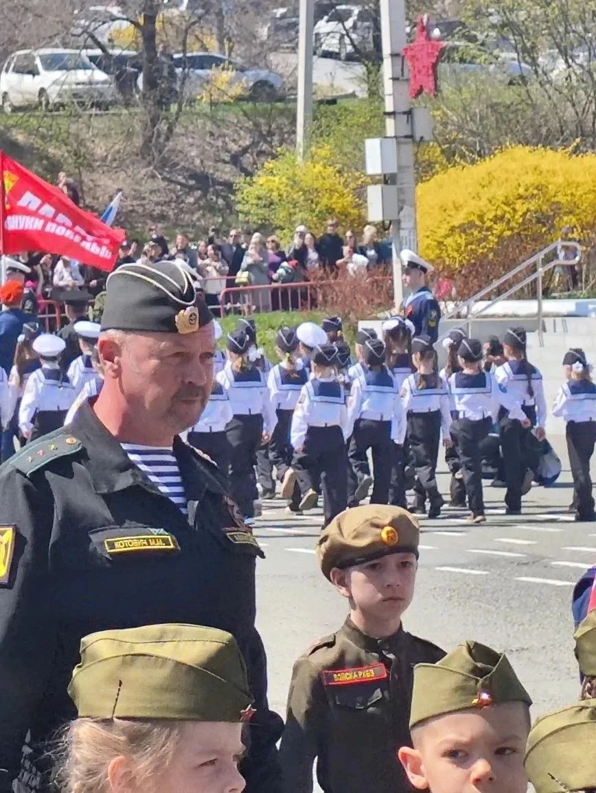 Находкинский филиал АНО «Авангард» на параде «Правнуки Победы»